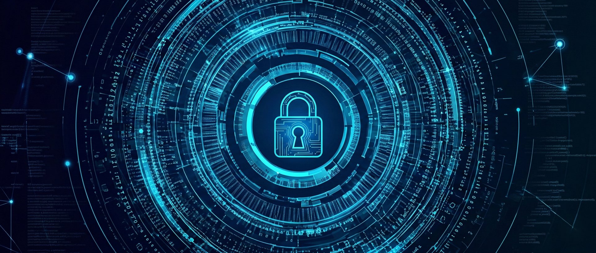 Digital network security background abstract